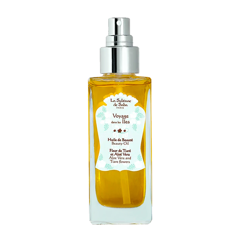 La Sultane De Saba Voyage dans les Iles Beauty Oil Масло для тіла Тіаре та Алое вера La Sultane De Saba Voyage dans les Iles Beauty Oil Масло для тіла Тіаре та Алое вера